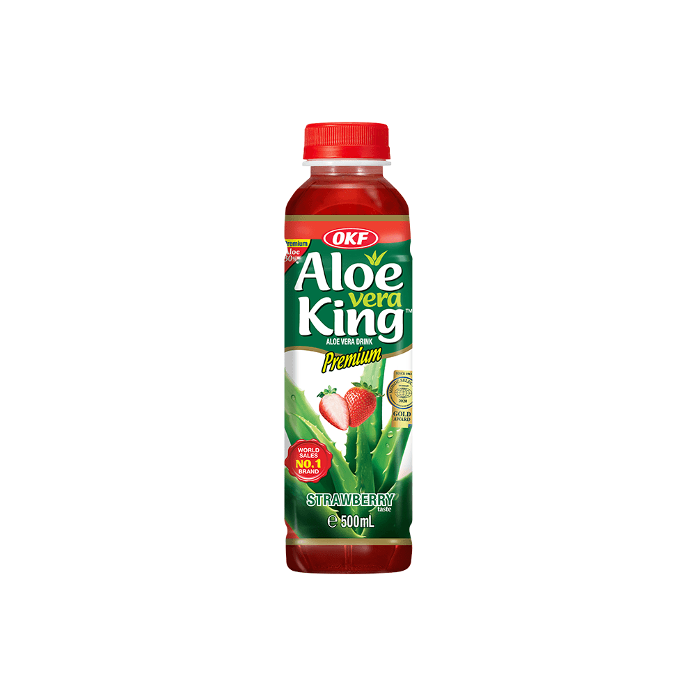 OKF Aloe Vera King drink STRAWBERRY 500 ml