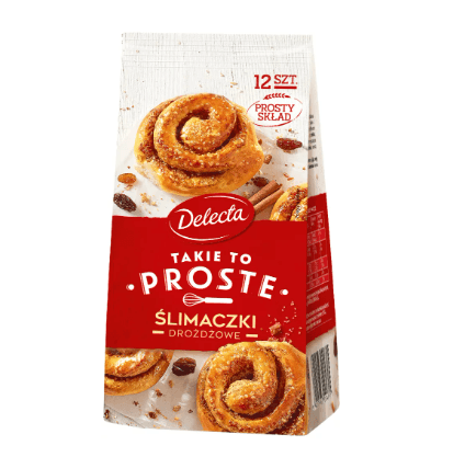 DELECTA CIASTO SLIMAKI DROZDZOWE 340G