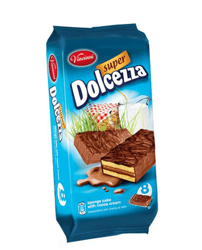 Vincinni Dolcezza Super Cake Bars Cocoa 240gr