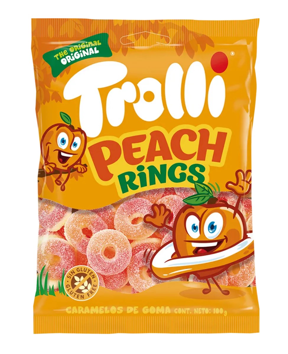 Trolli Halal Peach Rings 100g