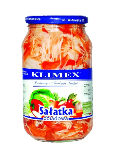 SALATKA KLIMEX OBIADOWA (SURKÅL OG PAPRIKA) 860G