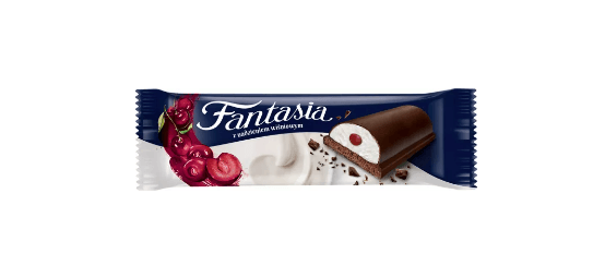 Danone Fantasia Batonik Mleczny Wisnia 27g