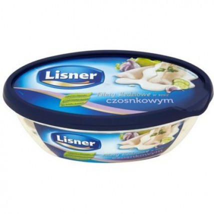 Lisner Sledz Atlantycki Czosnkowym 6*280g stk