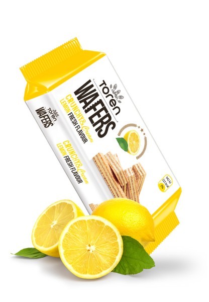 WAFERS LEMON CREAM 55 g 24 stk