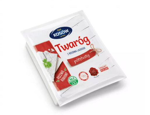 SER TWAROG POLTLUSTY FORMOWANY 250G KOSOW