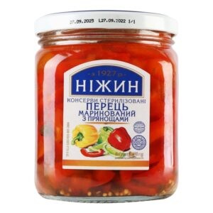 Nezhin marinated paprika med krydder 450 g - Ukraina -