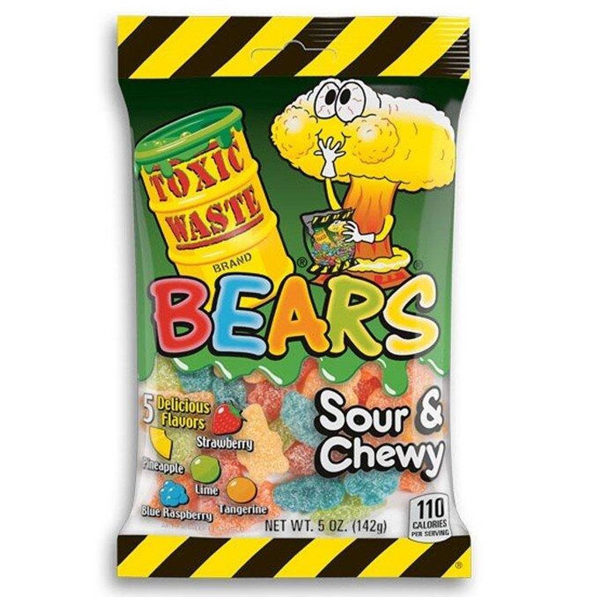 Toxic Waste Soft & Chewy Bears 142g