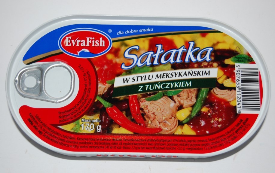 SALATKA M/TUNFISK I MEKSIKANSK STIL 170G