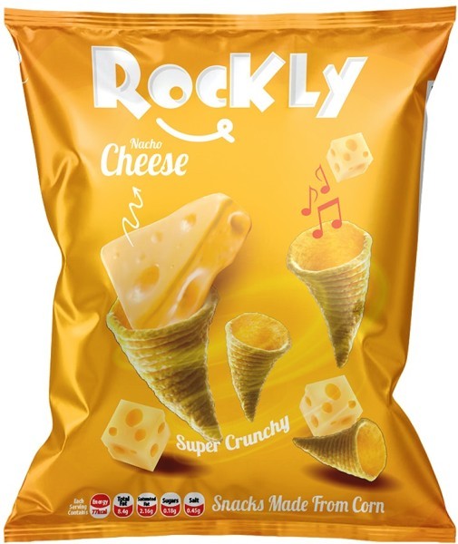 Rockly Chips – Nacho Cheese Flavored 18 g