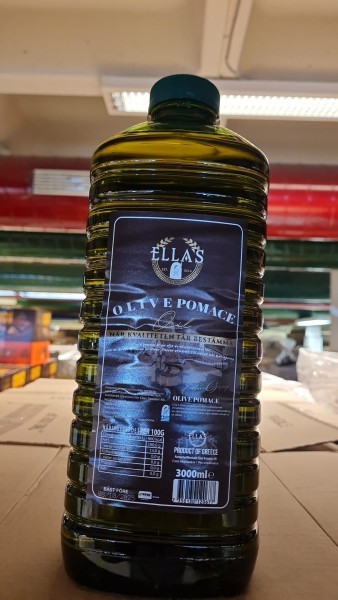 ELLAS Pomace Ufiltrert Olivenolje 3 L 