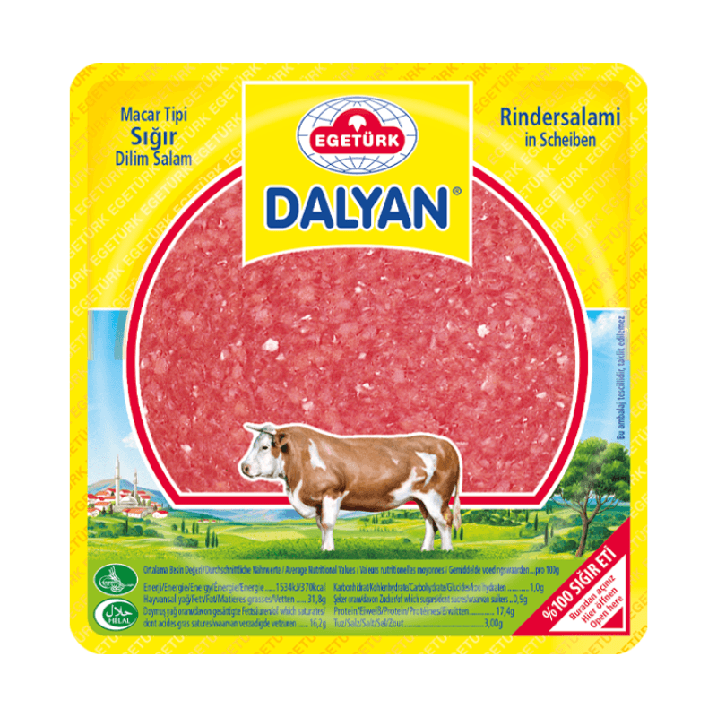 Egeturk Okse Skive Salami