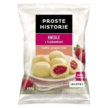 01 Iglotex "Knedle" med jordbær 450g x 14 stk