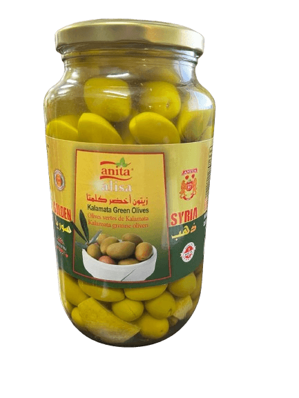  Anita Golden Syria Kalamata Green Olives 1250g