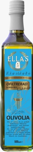 ELLAS Clasico Ufiltrert Virgin Olivenolje 500 ML