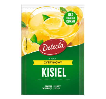 Delecta Kisiel Cytrynowy Bez Cukru 38g