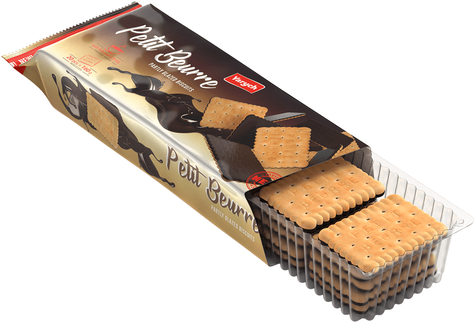 Yarych Kjeks "Petit Beurre" delvis glasur 160g