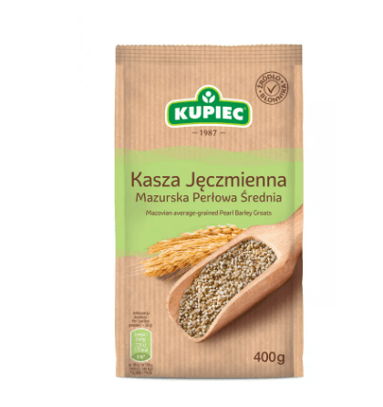 Kupiec Kasza Jeczmienna Mazurska Perlowa Srednia 400g