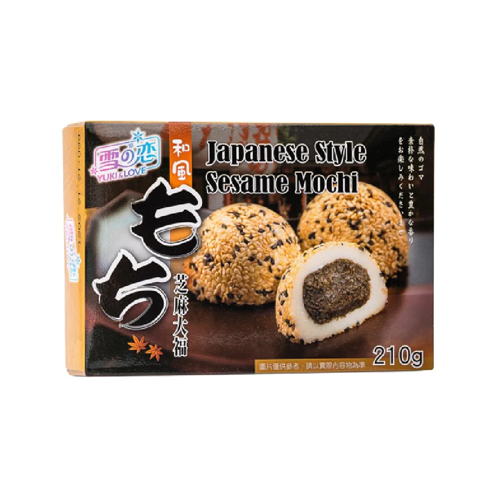 YUKI & LOVE Japanese style sesame mochi 210 g