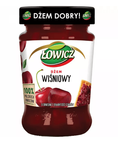 Lowicz Dzem Wisniowy Niskoslodzony 280g Maspex