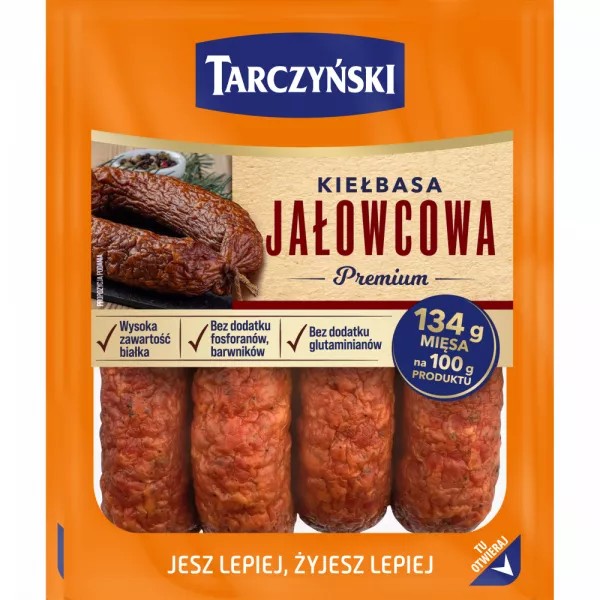 TARCZYNSKI KIELBASA JALOWCOWA PREMIUM OK 600 G