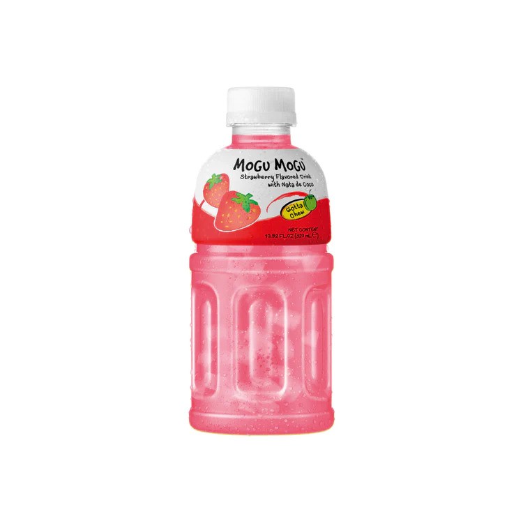 Mogu Mogu Fruit Drink Strawberry 330ML (TH)