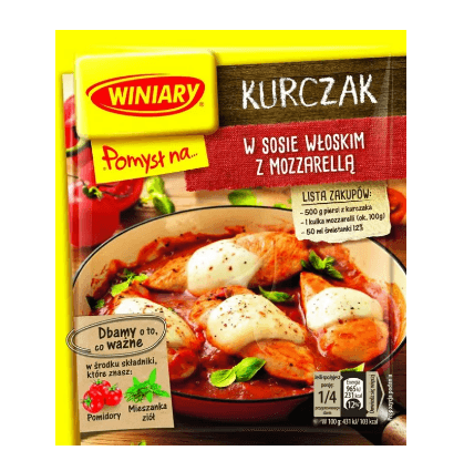 Winiary Fix Pomysl Na... Kurczaka Z Mozarella 35g