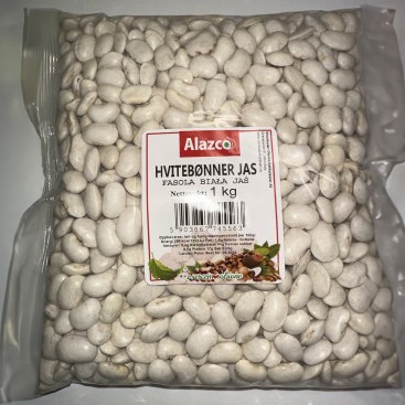 Alazco Hvitebønner Jas 10*1kg stk