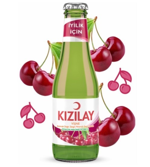 KIZILAY MINERALVANN KIRSEBÆR 200 ML