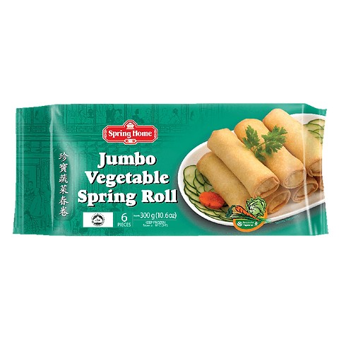 SPRING HOME Jumbo vegetable springroll 6 pcs 300g