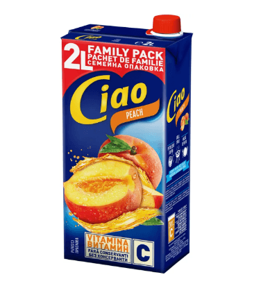 Ciao Napo Karton Brzoskwinia - Peach Maspex Romania 2L