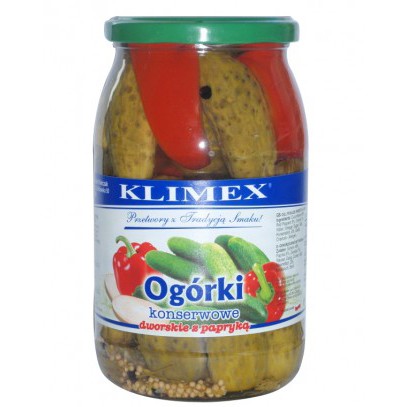 Klimex Ogorki Konserwowy Med Paprika 8*860g stk