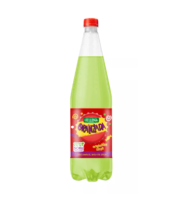 HELLENA DRINK 1.25L GREEN ORANGE 20% JUICE GAS PET