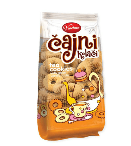 Vincinni Tea Cookies Vanilla 800gr