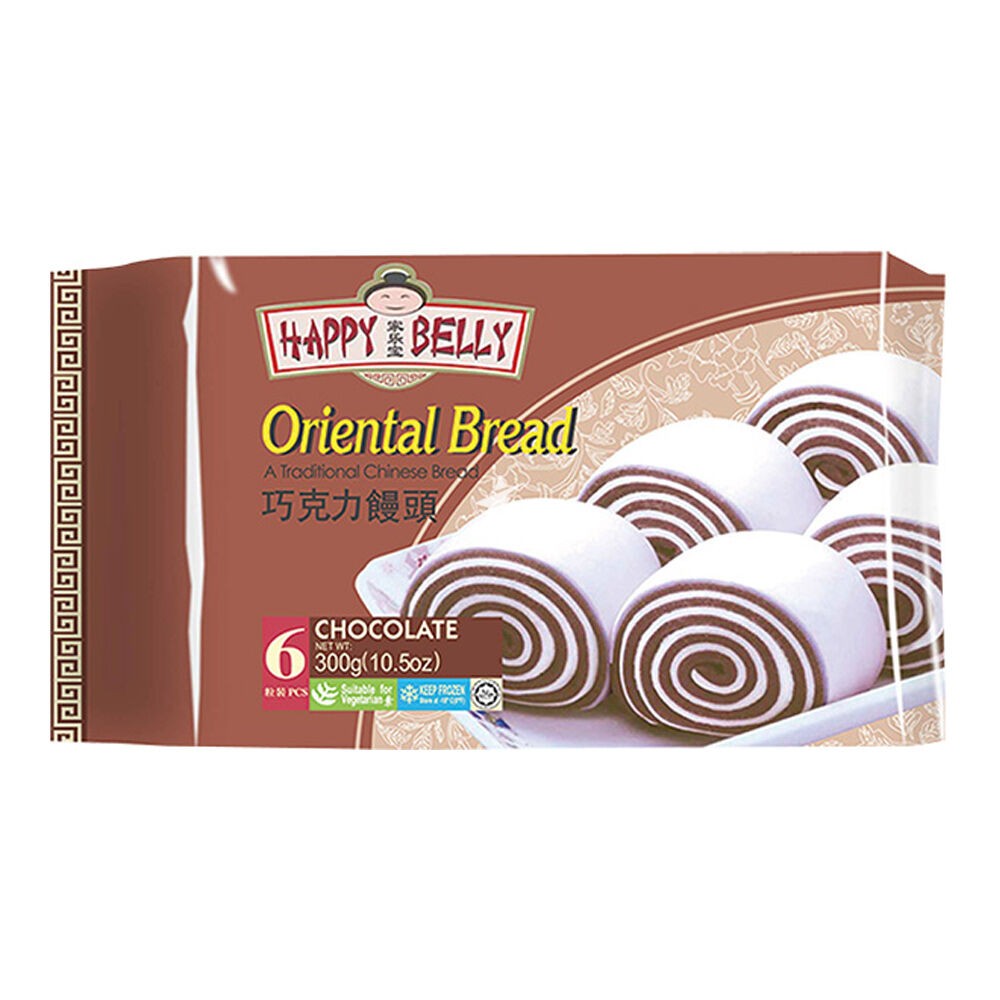HAPPY BELLY Oriental bread choco 6pcs 300g
