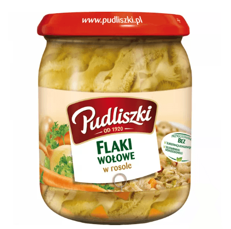 Pudliszki Flaki Wolowe W Rosole 500g