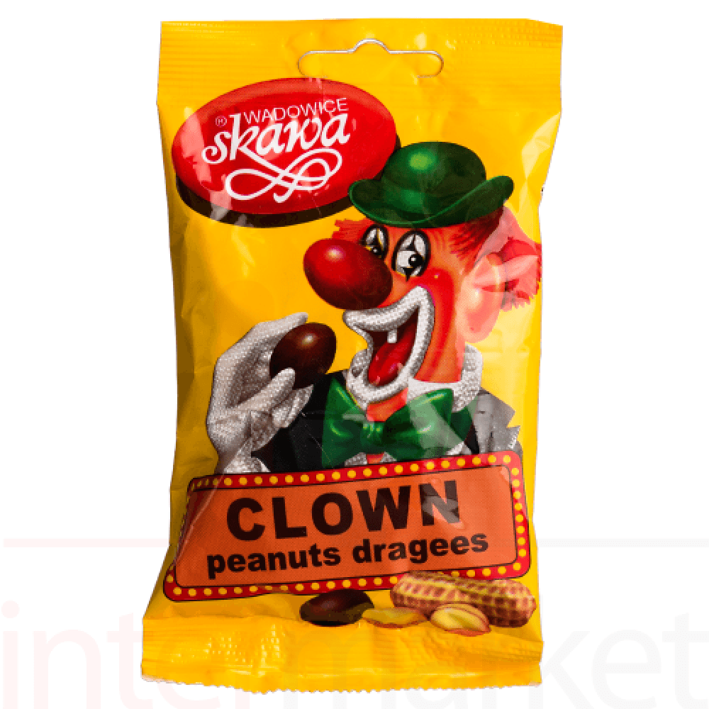 Skawa Sjokoladedrage med peanøtter "Clown" 70 g