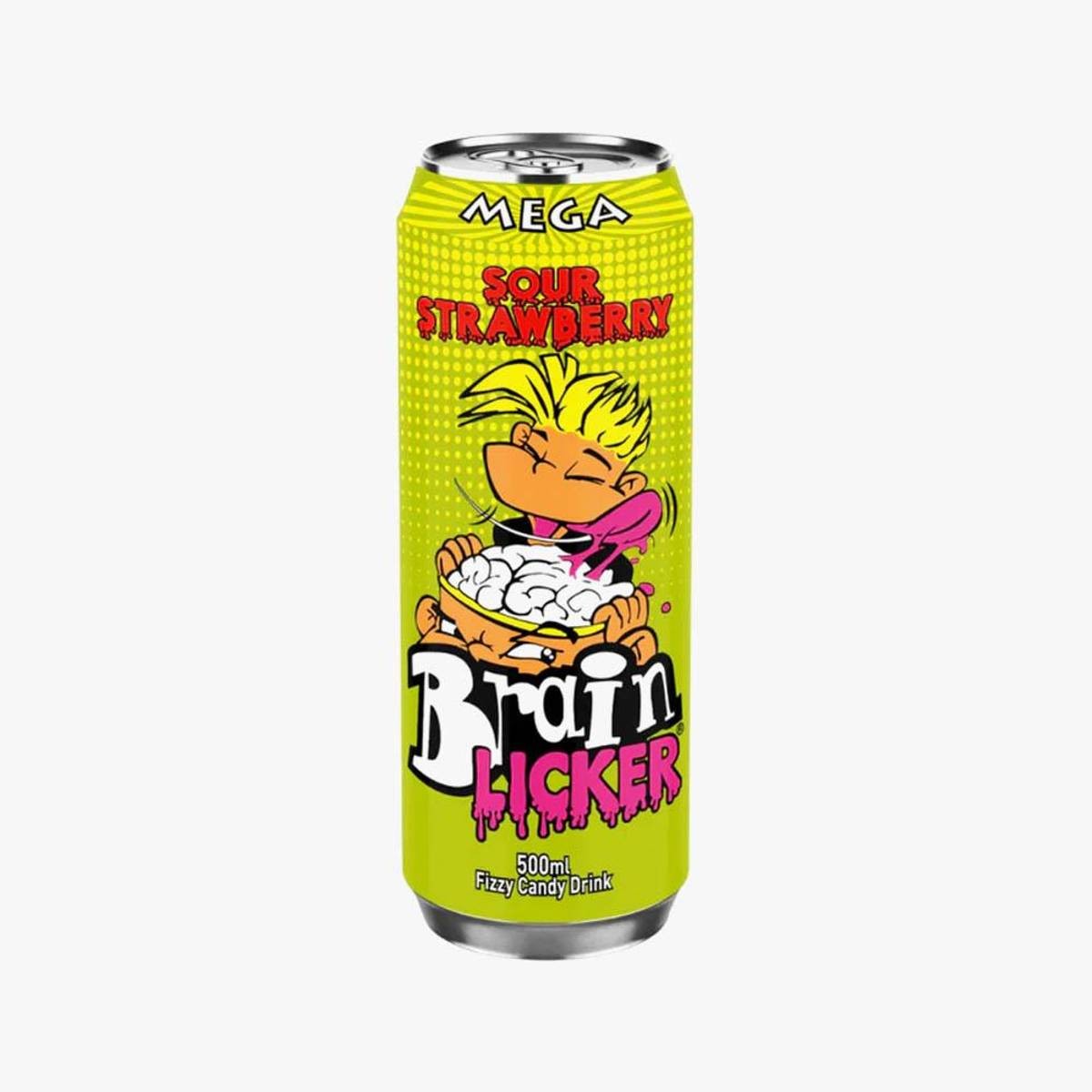 Brain Licker Sour Soda Strawberry 500g