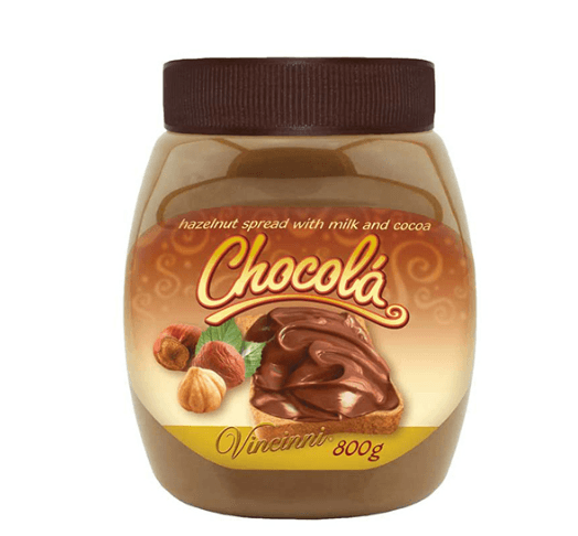 Vincinni Hazelnut Spread Chocola in Jar 800gr