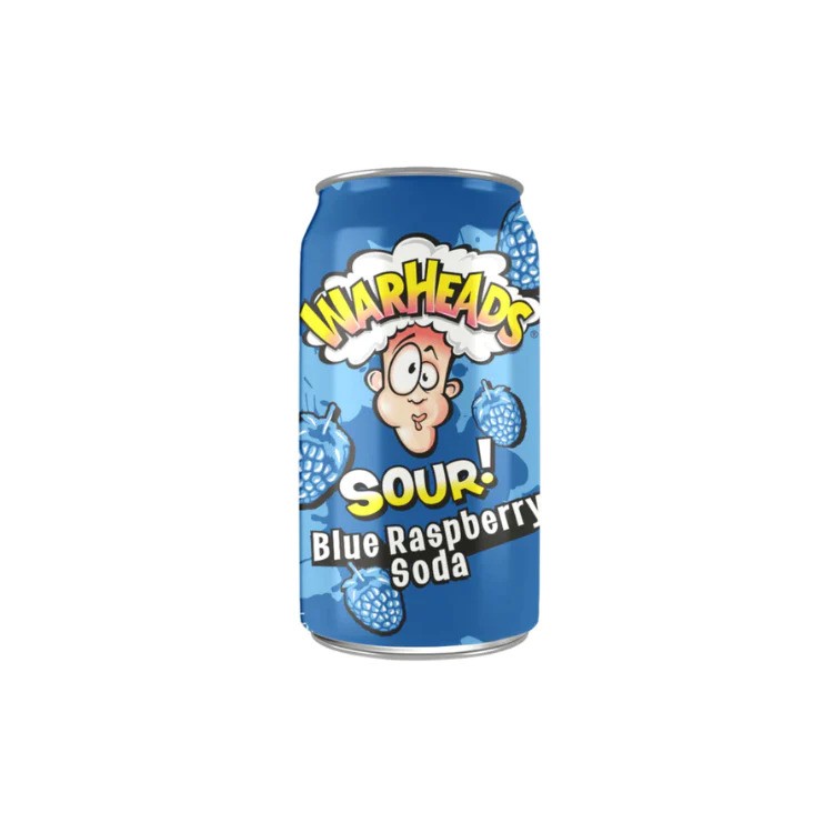 Warheads Soda Blue Raspberry 355 Ml