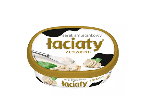 LACIATY CREAM CHEESE SPREAD 135G WITH HORSERADISH MLEKPOL