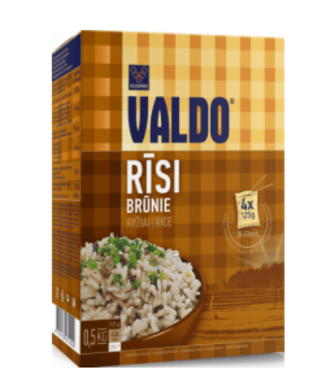 Brun ris Valdo Boil in Bag 4x125g