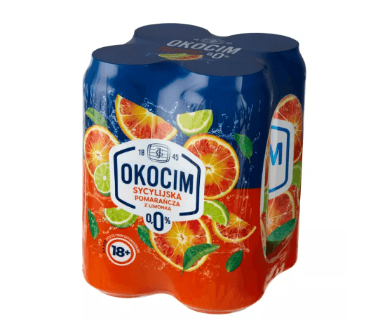 Okocim Carlsberg Radler Sycylijska Pomarancza Puszka 0% 4*500ml