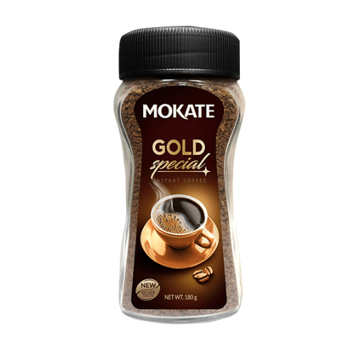 Mokate Gold Instant Coffee Glass 180gr