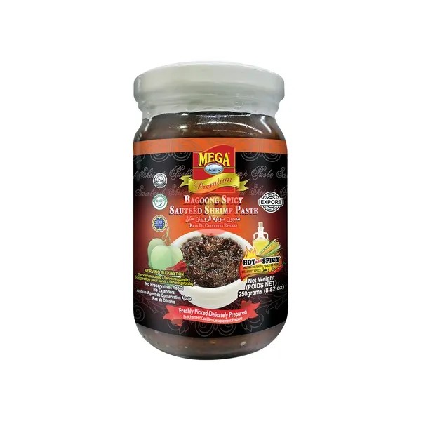 MEGA Bagoong shrimp paste HOT & SPICY 250 g