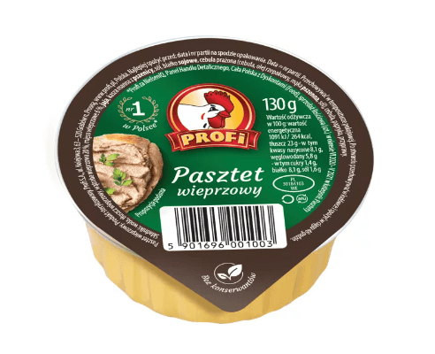 PASZTET WIEPRZOWY 130G PROFI