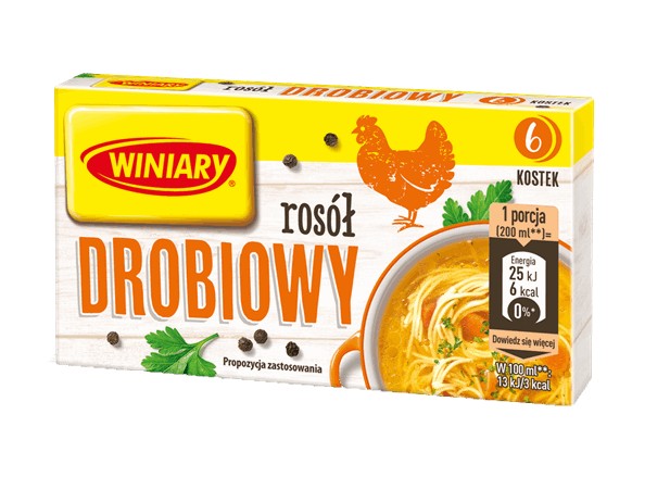 Winiary Buljongterninger Kylling "Rosol Drobiowy" 120g 