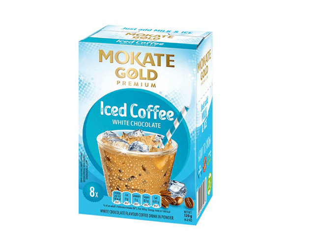 Mokate Iced Coffee White Choco 15gr X 8