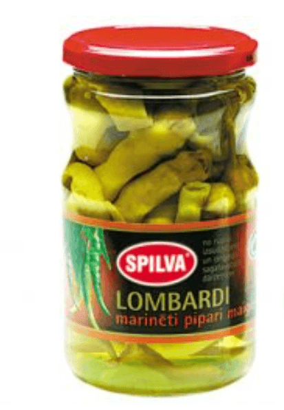 Lombardi syltet paprika myke 600g