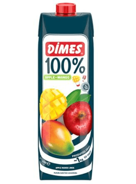 Dimes Premium 100% Apple & Mango Juice 1lt