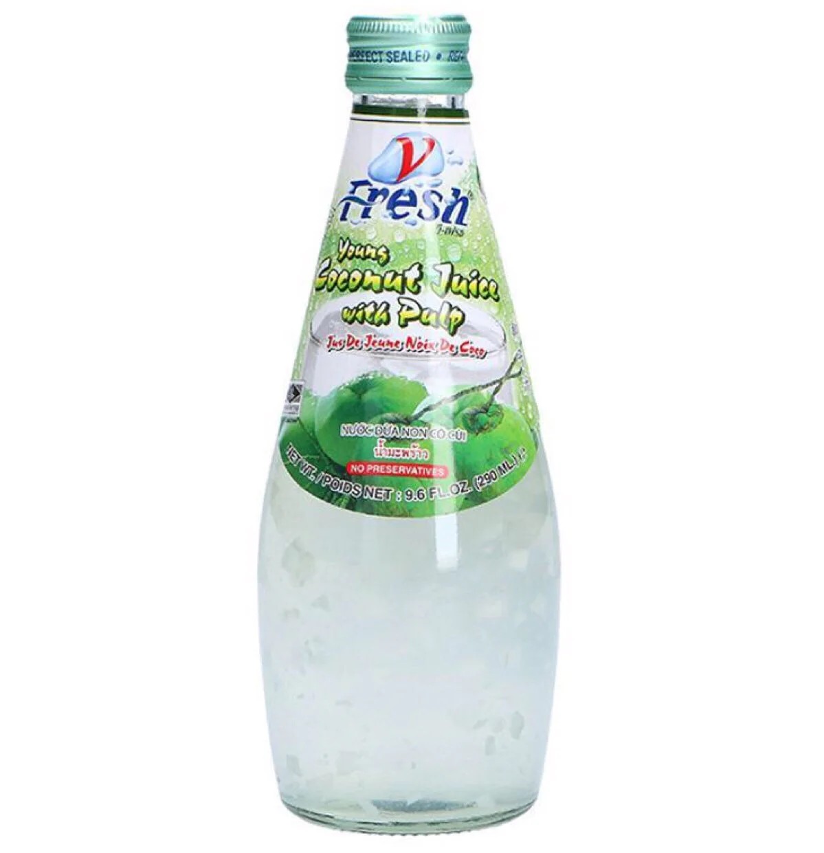 V.FRESH Young coconut juice with pulp 290 ml